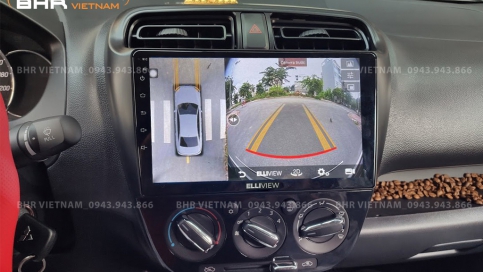 Màn hình DVD Android liền camera 360 xe Mitsubishi Attrage 2013 - nay | Elliview S4 Deluxe 